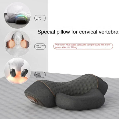 Electric Neck Massager Cervical Pillow Hot Compress