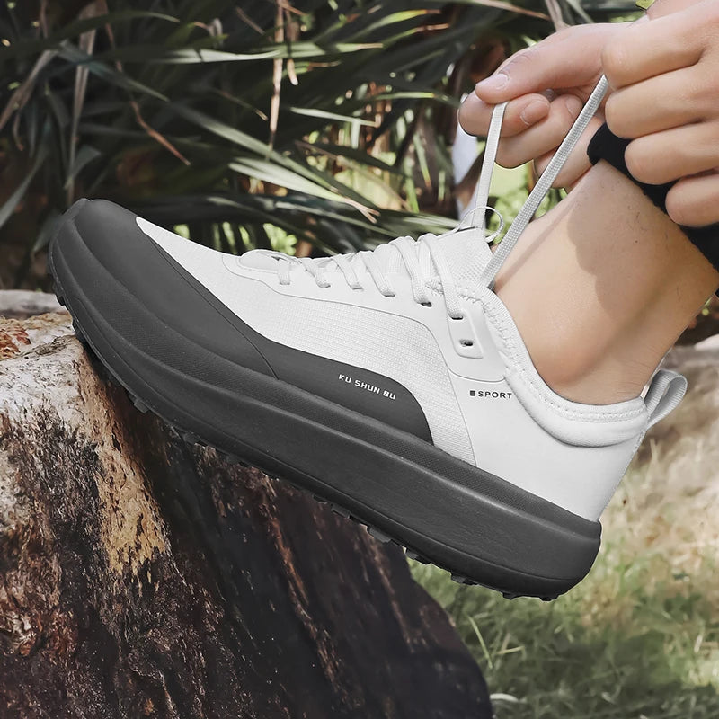 Men Women Hiking Breathable Trekking Jogging Walking Shoes