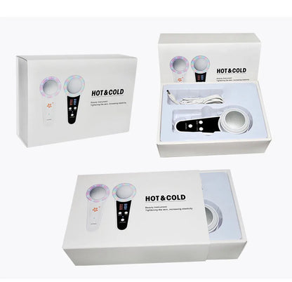 Hot Cold Hammer Cryotherapy Face Care Device Blue Photon