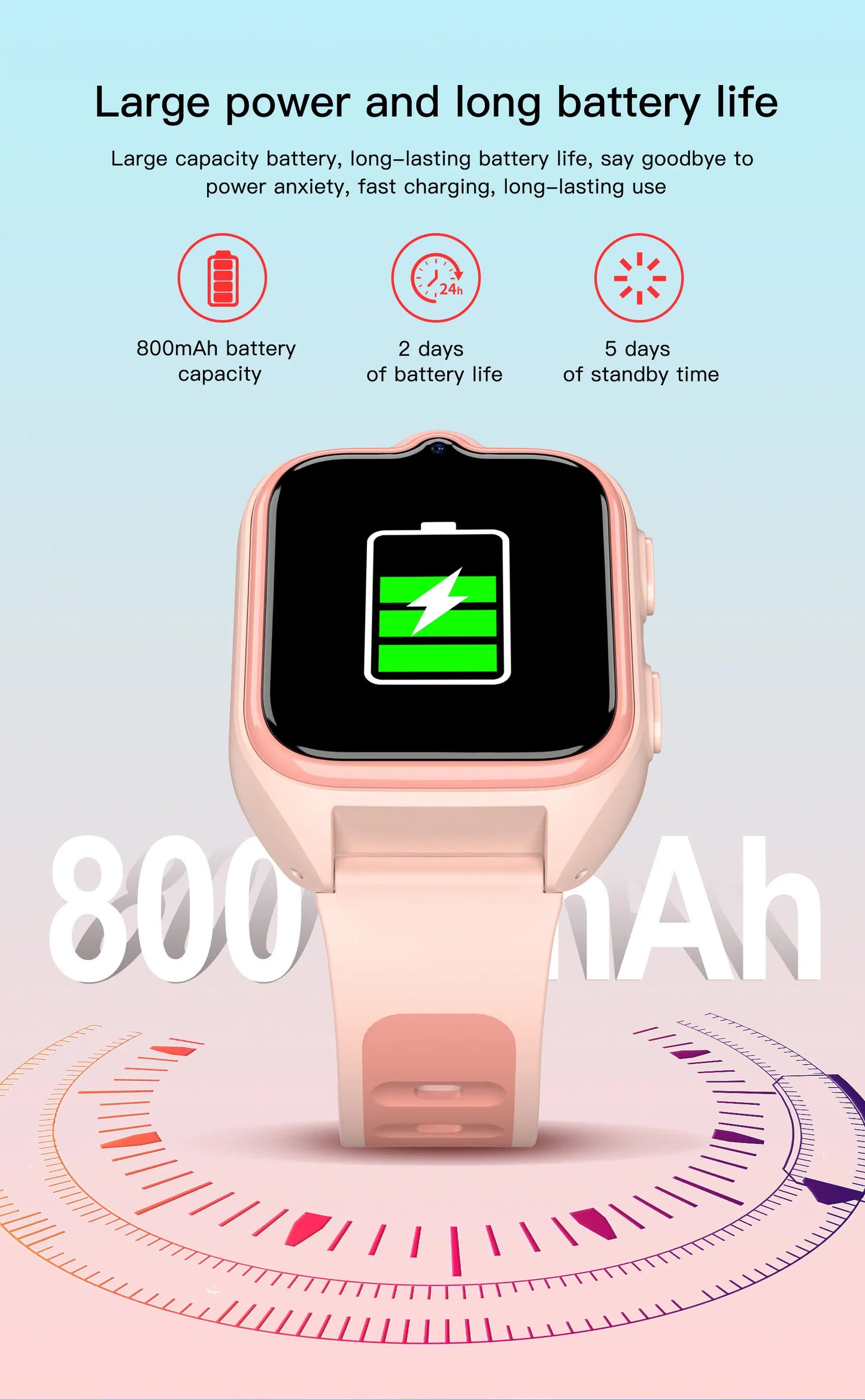 New Z30 Children's Smart Call Watch SOS Waterproof Watches
