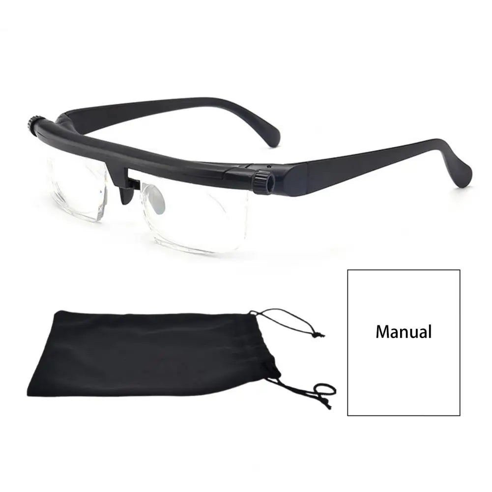 Focus Adjustable Glasses Dial Vision Myopia Presbyopia