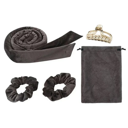 Woman Heatless Curling Rod Headband Lazy Hair Curler