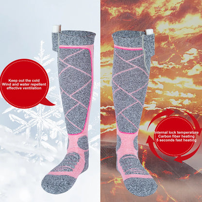 Electric Heated Socks 3Mode Adjustable Winter Warm Socks