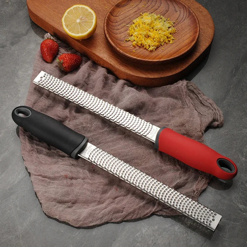 Stainless Steel Cheese Grater & Lemon Zester with Protect Cover