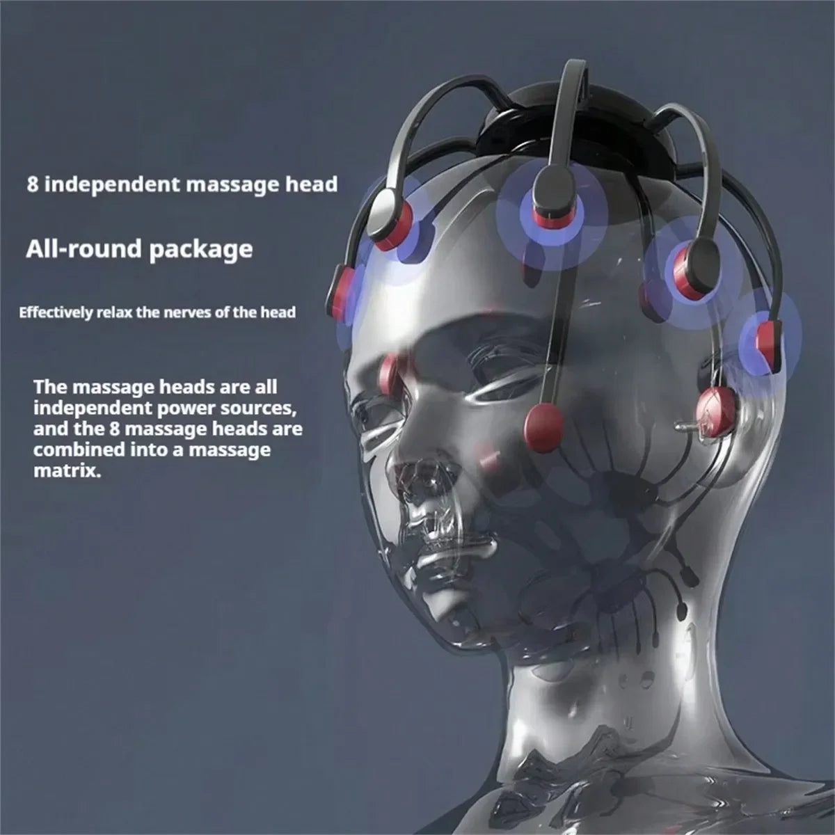 Intelligent Electric Multi Massage Heads High Frequency