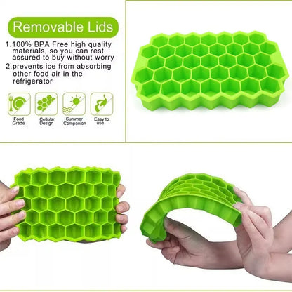 Honeycomb Cube Tray Maker Ice Mold