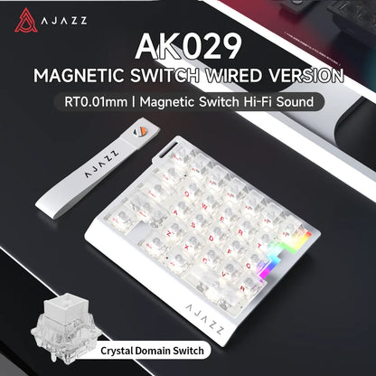 Wired One-Handed Gaming Keyboard HE Magnetic Switch