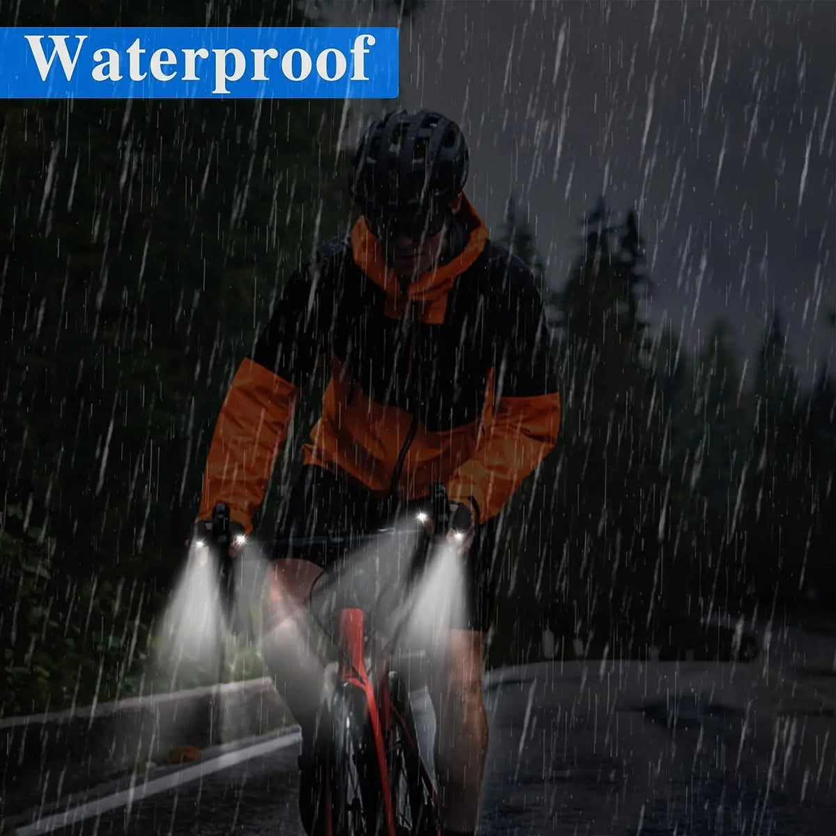 LED Half Finger Glove for Men Women Outdoor
