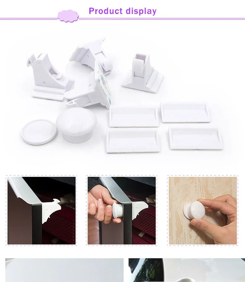 Baby Safety Lock Invisible Lock Kids Security  Protection