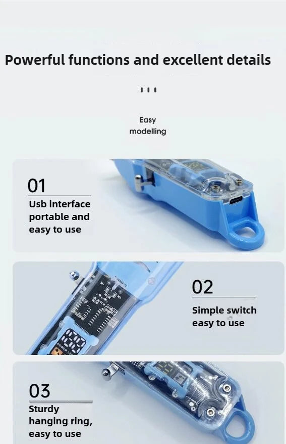 Hair Cut Machine Rechargeable Hair Clippers Transparent