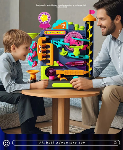 Educational Montessori Toy Multi-Layer Track Adventure