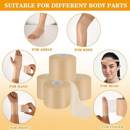 3Roll Self Adhesive Bandage Wrap Cohesive Wrap for All Sports