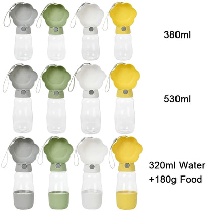 Large Dog Water Bottle For Small Big Dogs Portable Travel Feeder