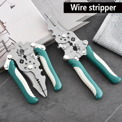 Foldable 18-in-1 Wire Stripping Pliers Crimping Tool