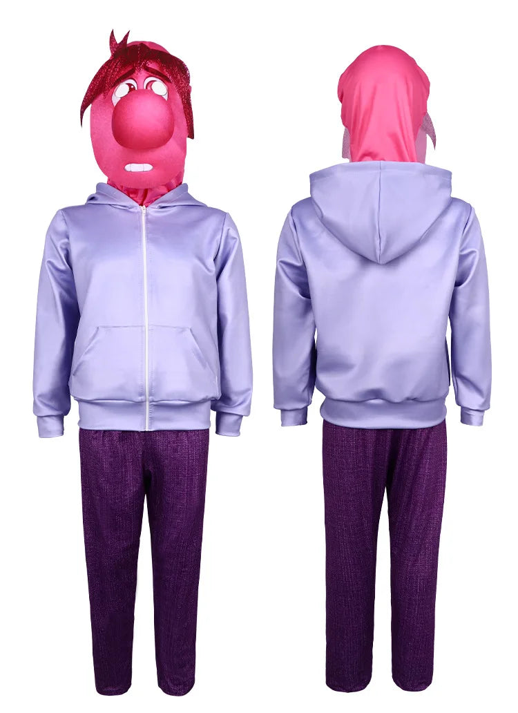 Anime Movie Inside Out Joy Cospaly Costume Disgust