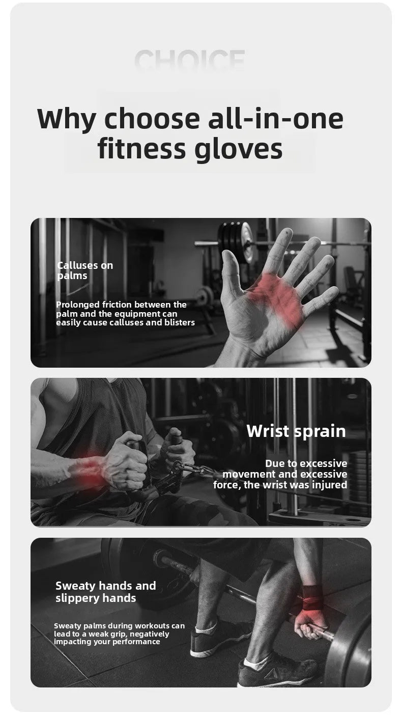 Outdoor Sport Gloves for Men Women Wrist Guard Fitness