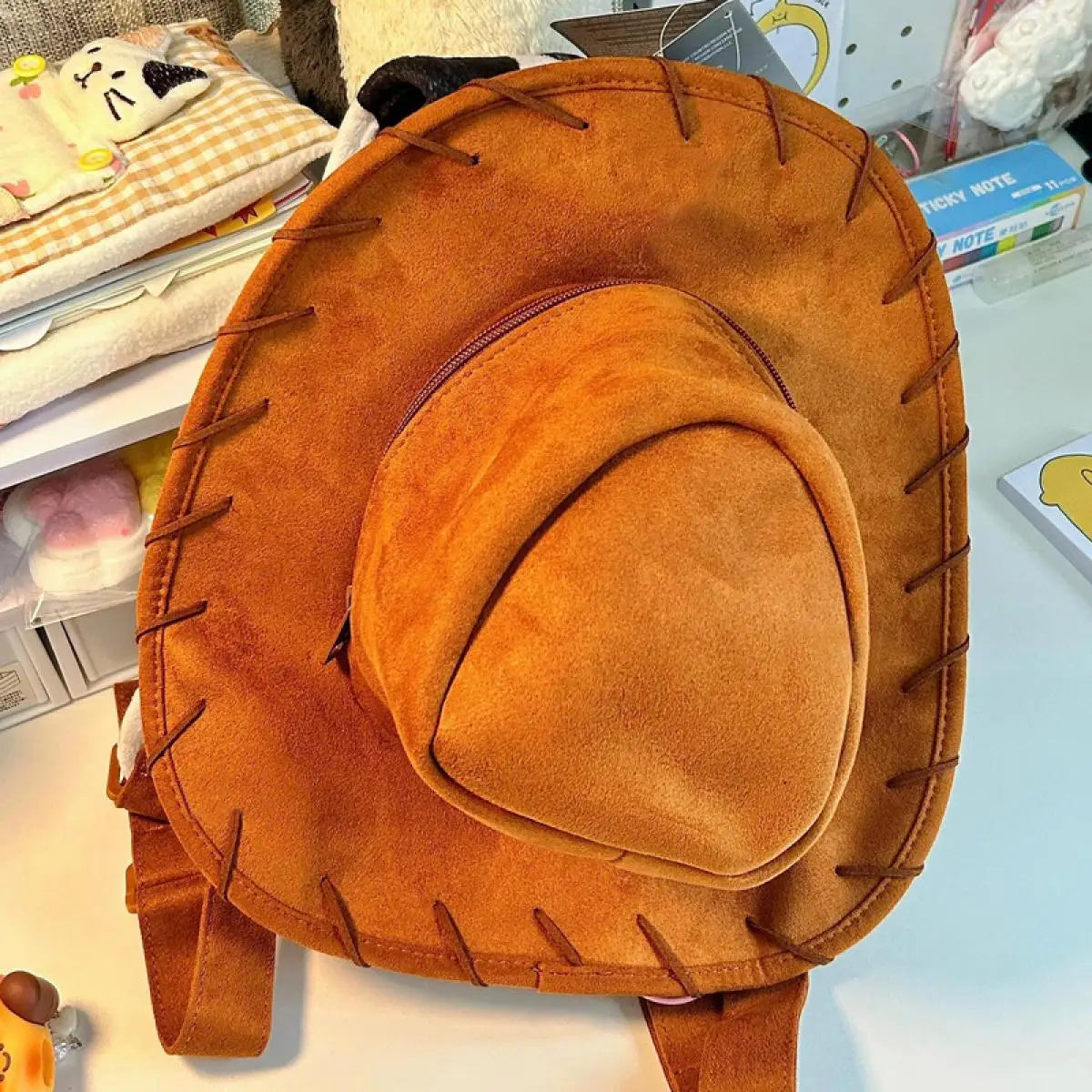 Cartoon Cowboy Hat Backpack Cute Fashion Creative Backpack