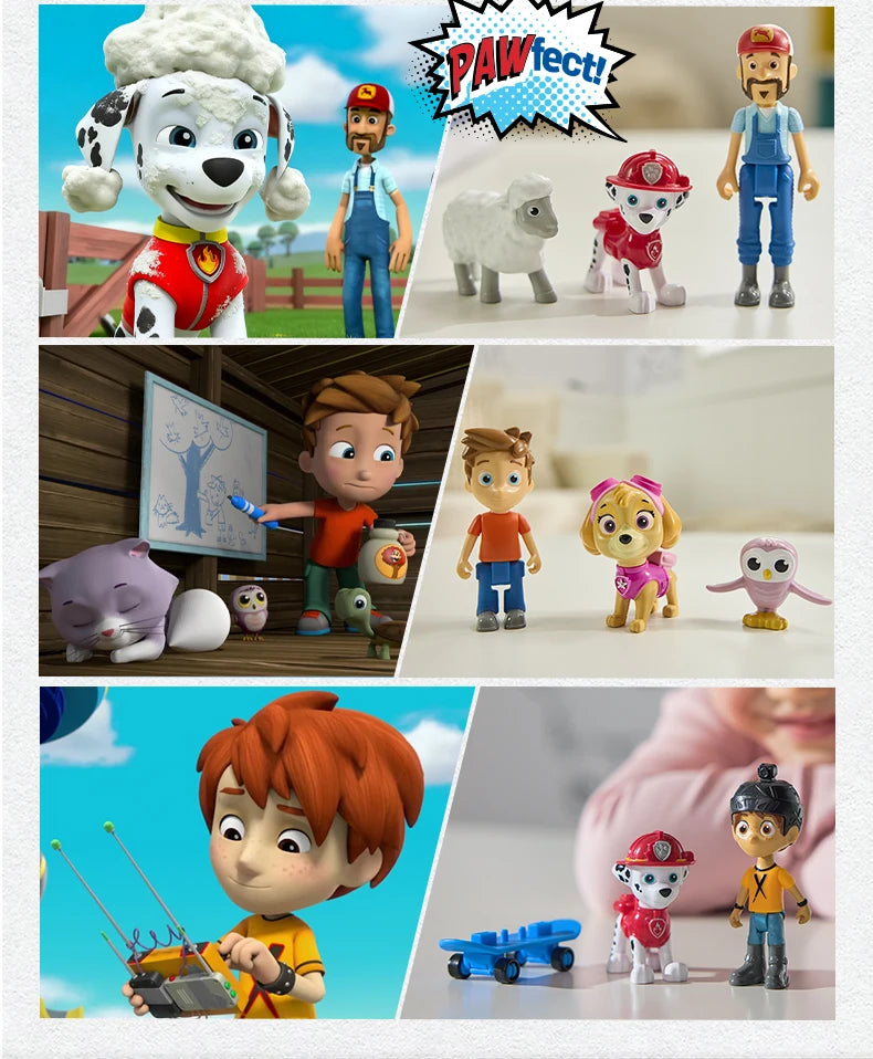 Original Paw Patrol Mayor Goodway Figure Set Children Toy