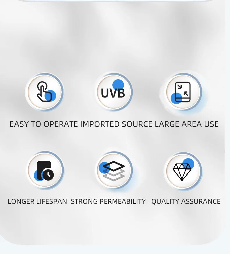 Ultraviolet Phototherapy Instrument Use UVB Lamp