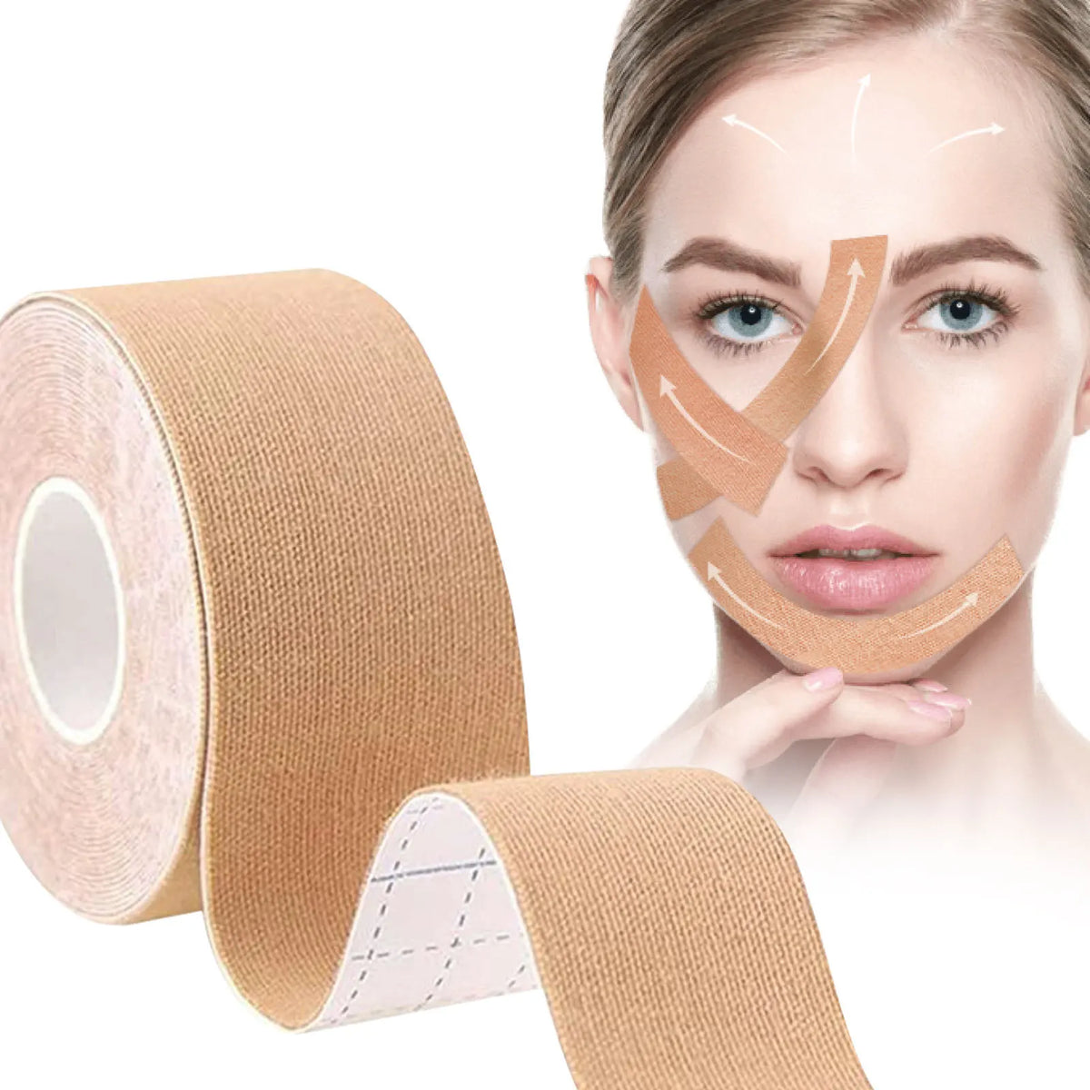 Instant Facial Myofascial Lift Tape Skin Lifting Removal Sticker