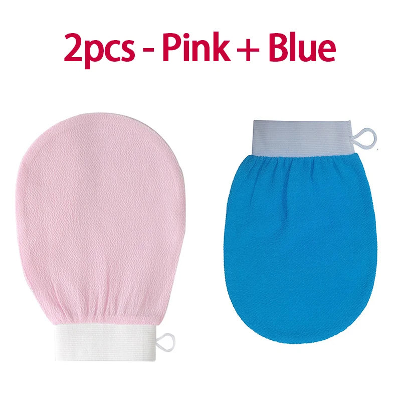Exfoliating Gloves Dead Skin Scrubber Shower Gloves Bath Towel