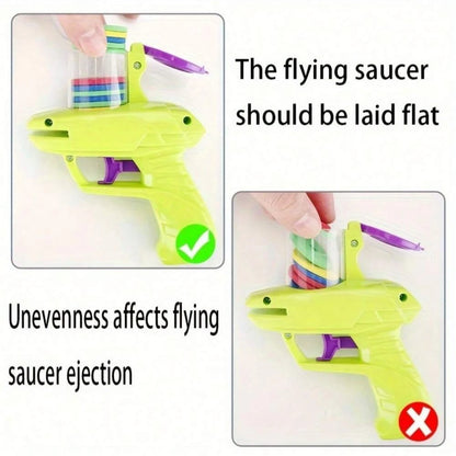 1pc Foam Disc Launcher Flying Disc Handheld Shooter