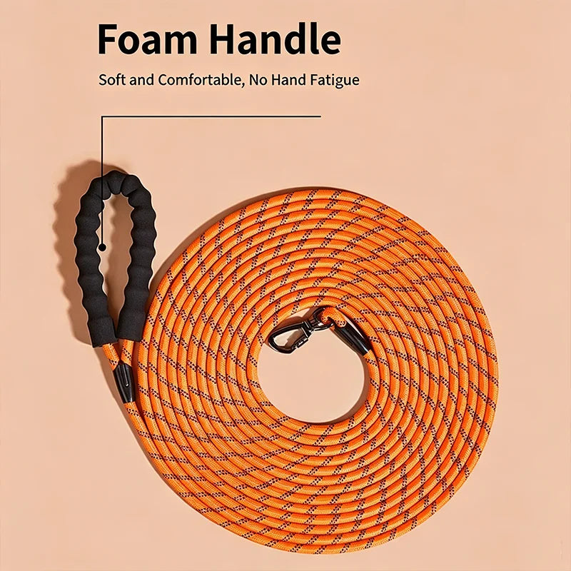 Reflective Extra Long Thick Dog Traction Rope Heavy Duty