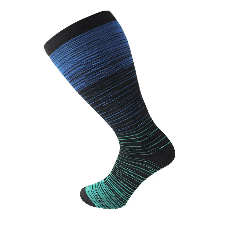 Compression Socks for Women Men 20-30 mmHg Wide Calf