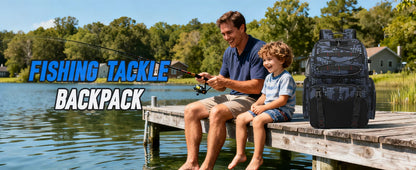 Fishing Backpack 45L Cooler Fishing Tackle Storage Bag