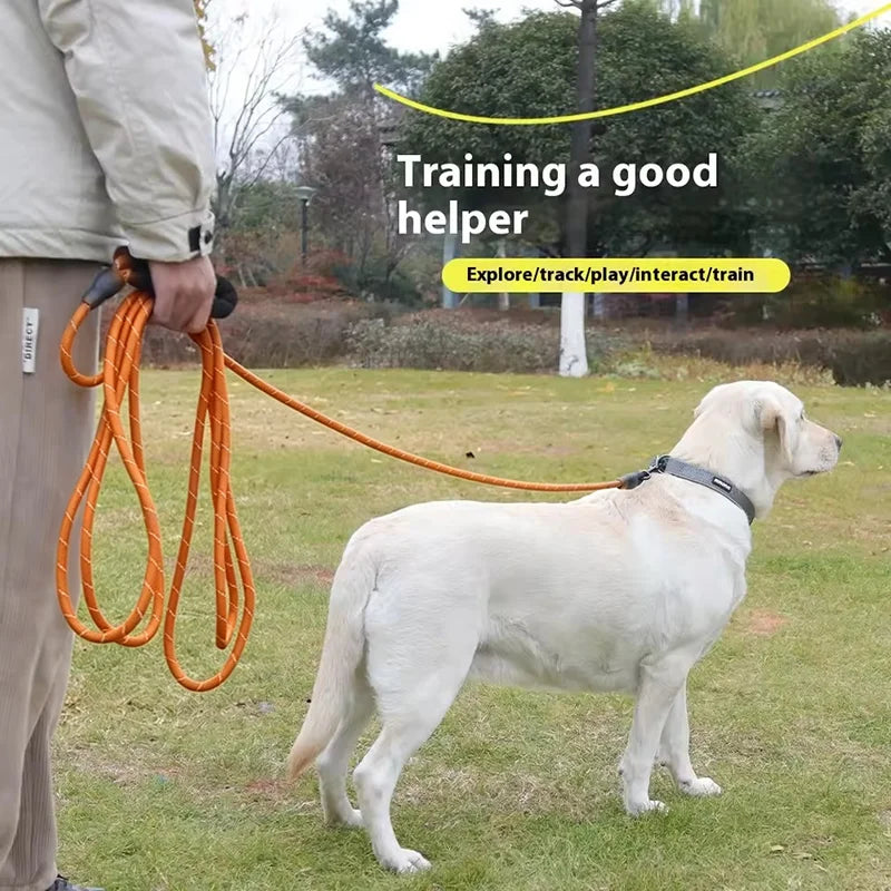 Reflective Extra Long Thick Dog Traction Rope Heavy Duty