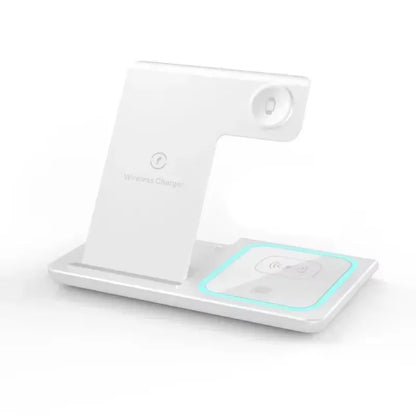 3 in 1 Wireless Charger Stand Pad Foldable Fast Charging