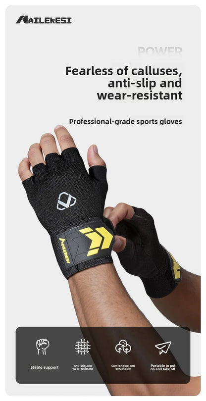 Outdoor Sport Gloves for Men Women Wrist Guard Fitness