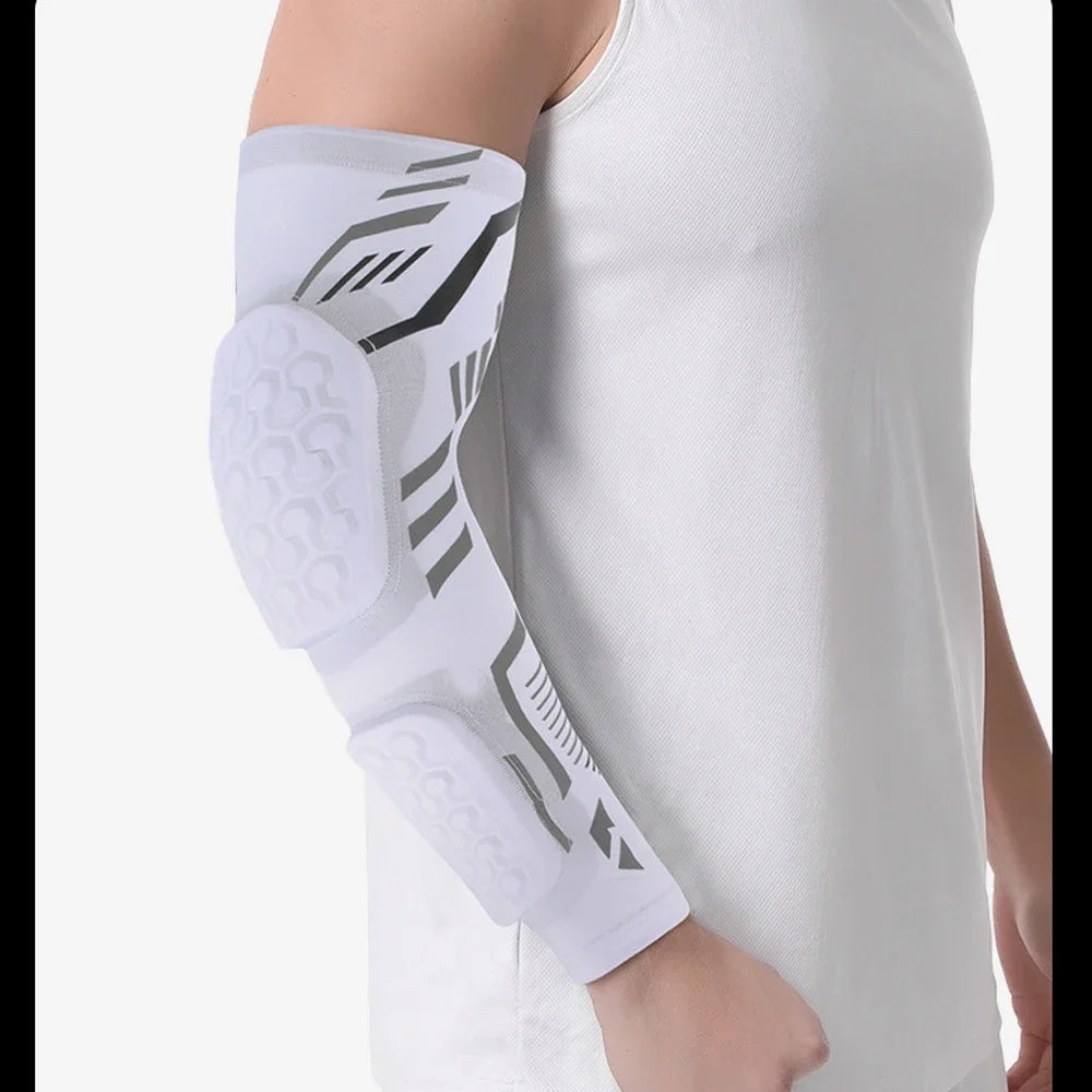 Sports Anti-collision Padded Arm Sleeves, Elbow Forearm