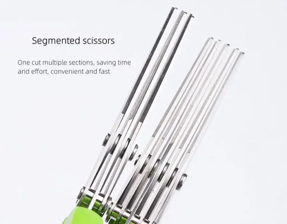 Multifunctional Scissors Stainless Steel 5 Layer Kitchen Scissors
