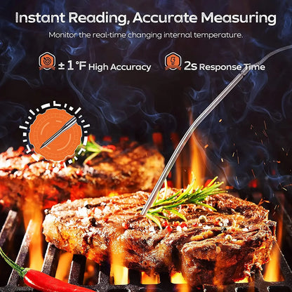 HOMEFISH Digital Meat Kitchen Thermometer Stainless