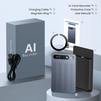 AI Voice Recorder with App Control Utilizing Advanced AI