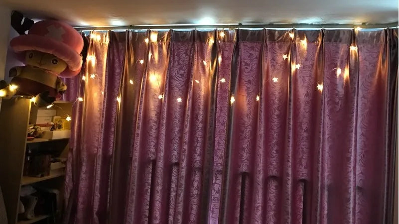 1.5M/3M/6M/10M 80Leds Star String Lights Christmas Garland