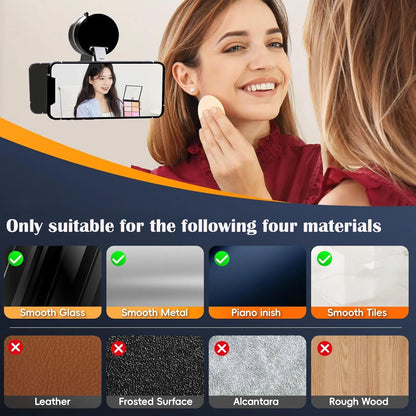 Magnetic Suction Cup Phone Mount for Magsafe 360° Adjustable