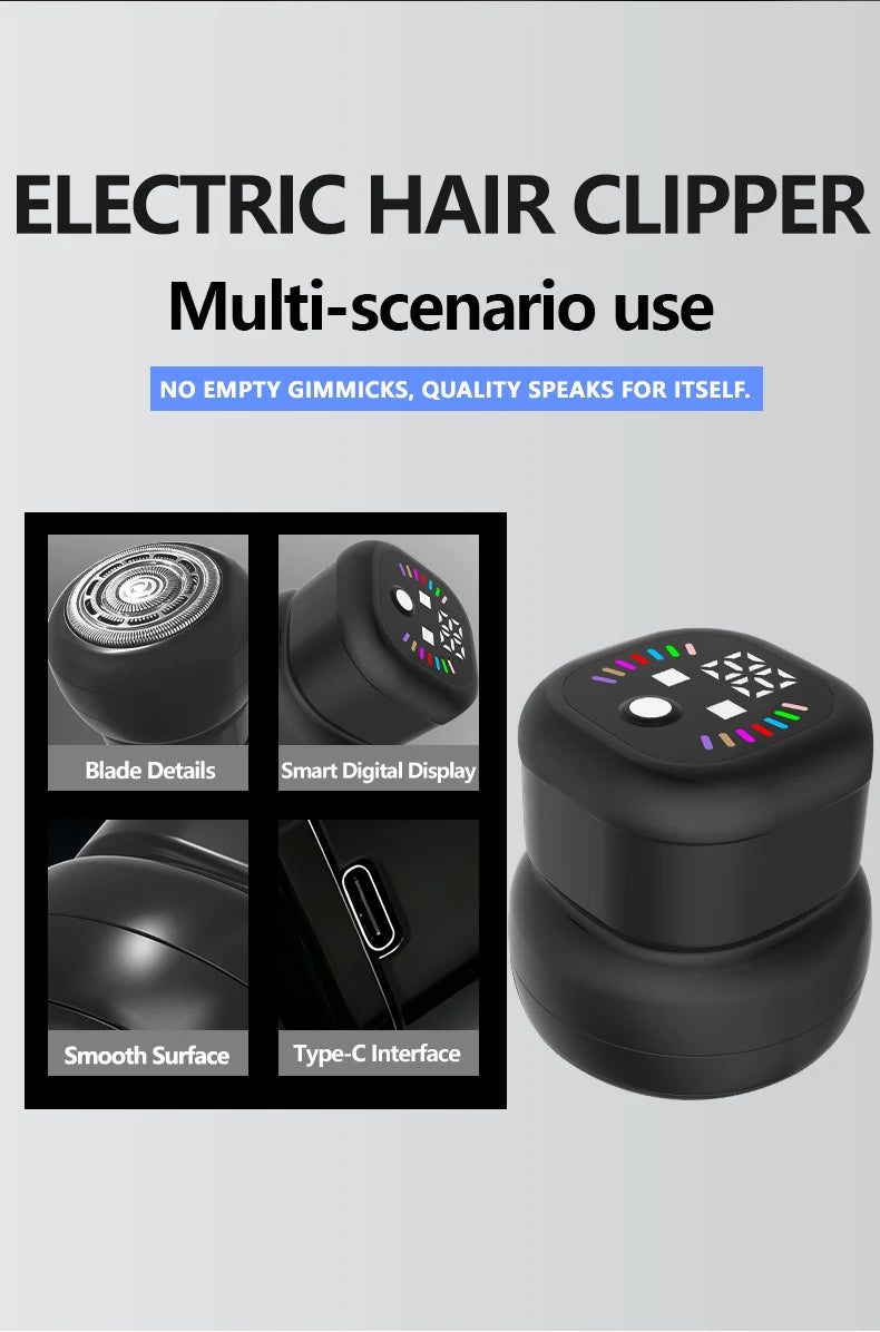 Multi-functional Electric Shaver with Automatic Haircutting