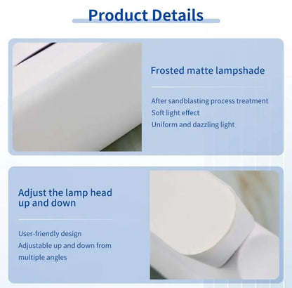Rechargeable LED Magnetic Mirror Light Dimmable Eye-Protection
