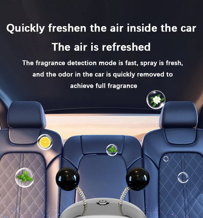 Smart Car Air Freshener AI Rechargeable Car Aroma Diffuser
