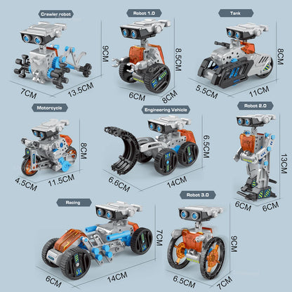 12-in-1 STEM Robot Building Kit Toys DIY Engineering Construction