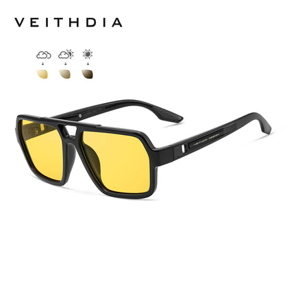 New Arrival Square Sunglasses TR90 Frame Glasses Photochromic