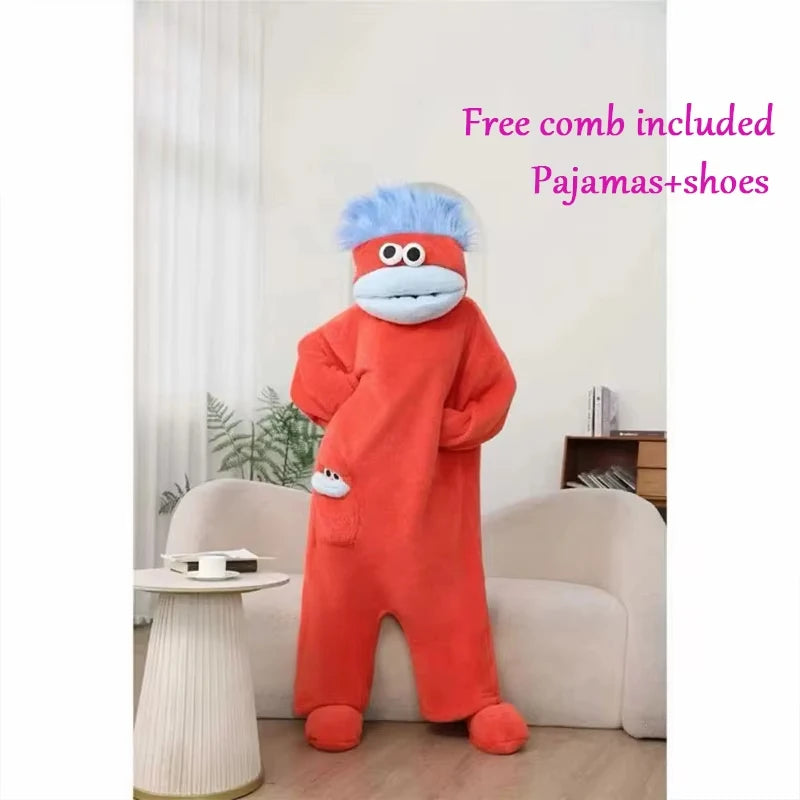 Cartoon Pajamas Autumn Winter Couple Set Wacky Bodysuit