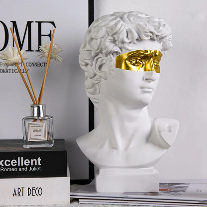 Home Decoration David Head Resin Statues Statues