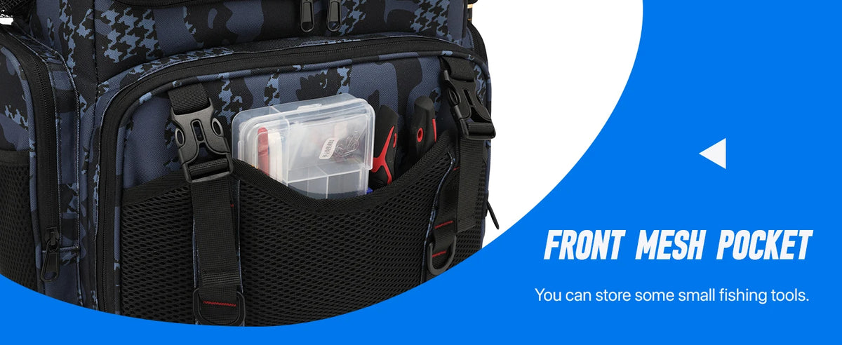 Fishing Backpack 45L Cooler Fishing Tackle Storage Bag