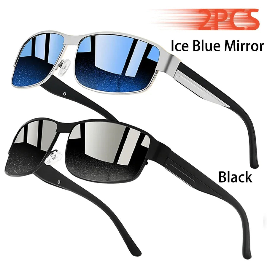 Fashion Vintage Rectangle Sunglasses Men Women