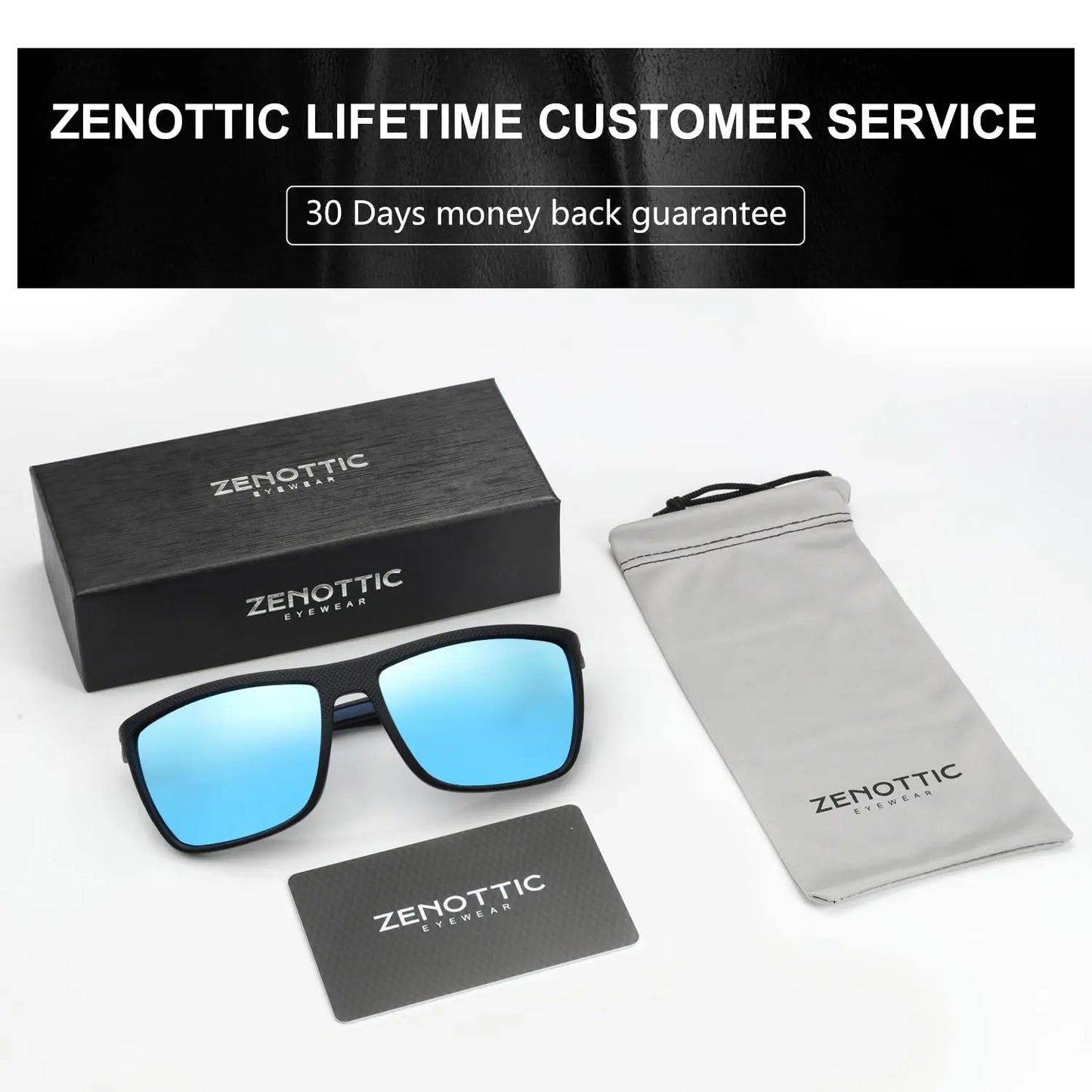 Polarized Sunglasses for Men Shades Lightweight TR90 Frame