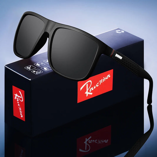 Brand Designer Men's Sun Glasses Vintage Square Sunglasses