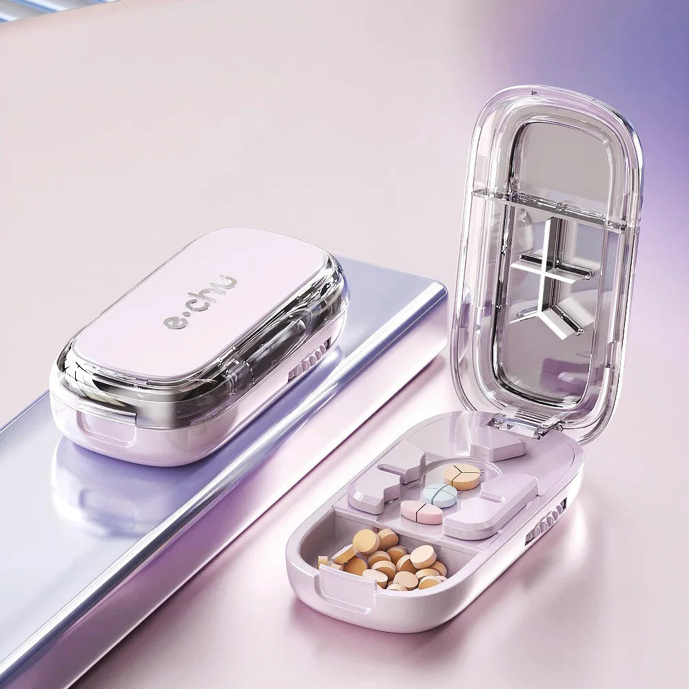 New Quartering Pill Cutter Storage Box Medicine